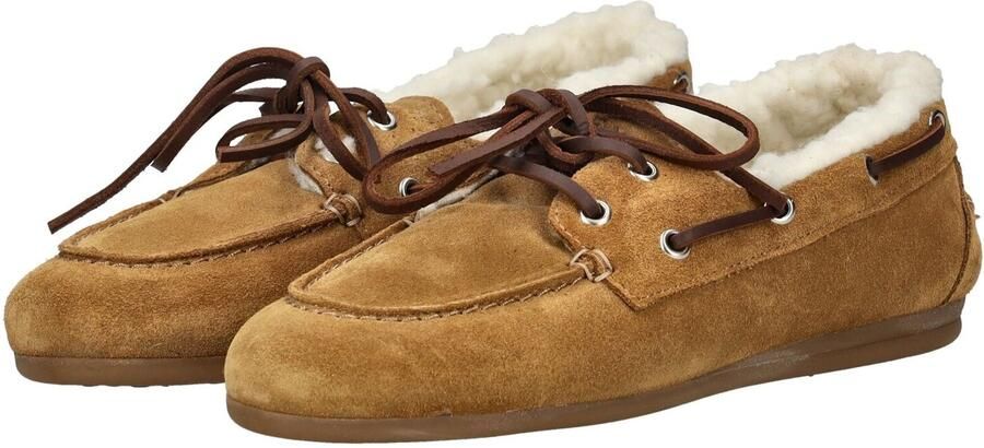 PAVEMENT Pavilde 24411 tan suede bootschoen met wol - Foto 5