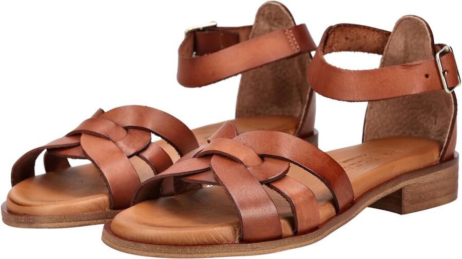 PAVEMENT Sandalen met riem bruin - Foto 5