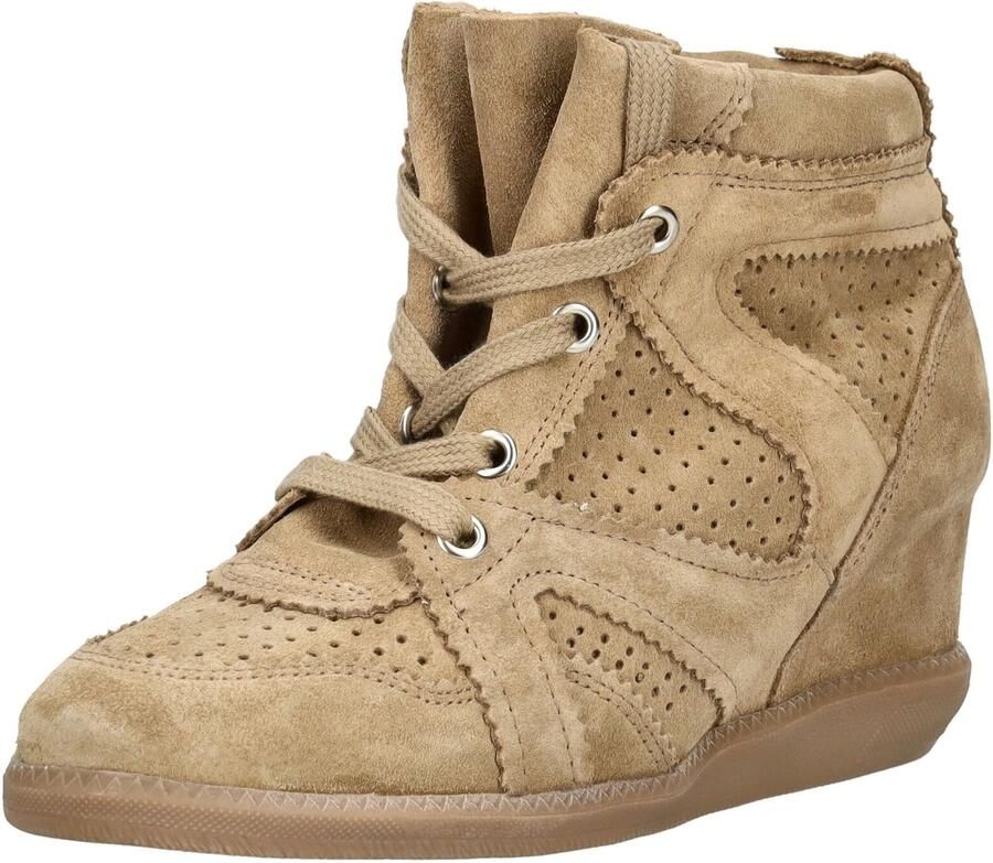 PAVEMENT Sneakers hoog lichtbruin