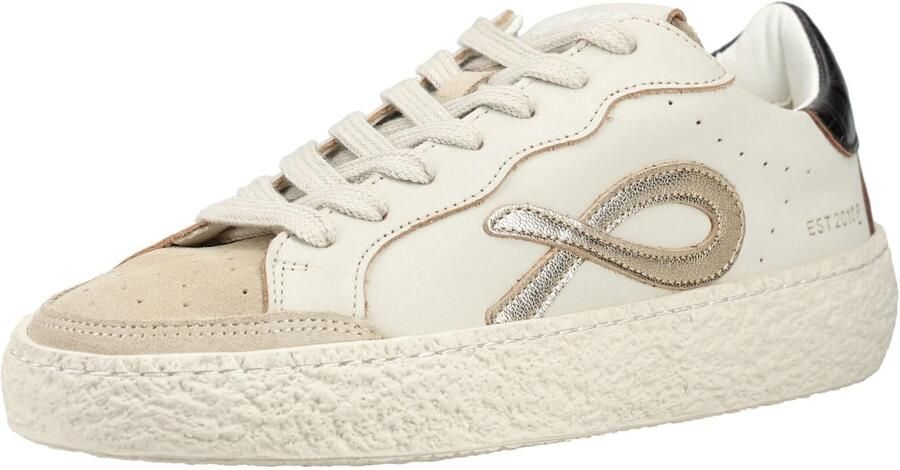 PAVEMENT Sneakers laag beige crème goud zwart