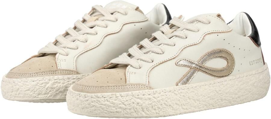 PAVEMENT Sneakers laag beige crème goud zwart - Foto 5