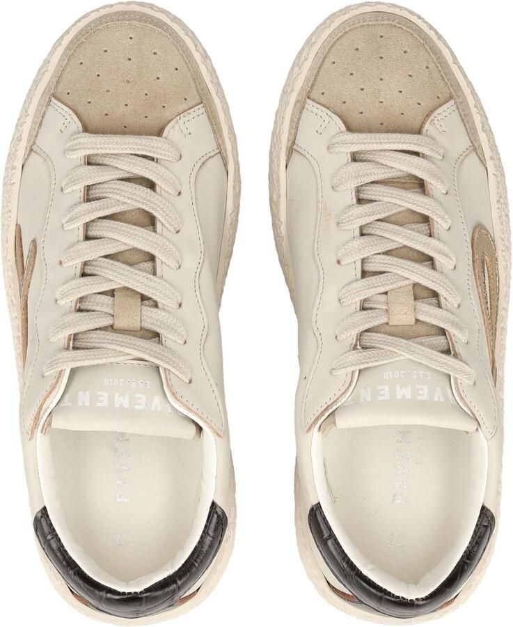 PAVEMENT Sneakers laag beige crème goud zwart - Foto 2