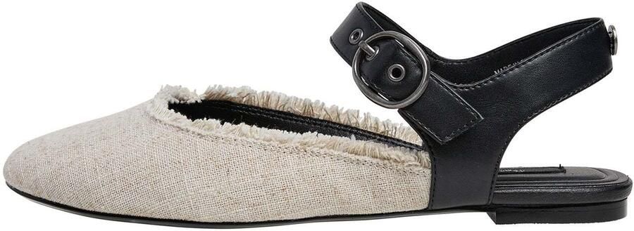 Pepe Jeans Ballerina 'Charlotte' zwart wit gemêleerd
