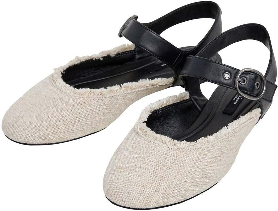 Pepe Jeans Ballerina 'Charlotte' zwart wit gemêleerd - Foto 2