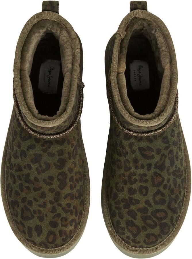 Pepe Jeans Boots 'Dissy' olijfgroen zwart - Foto 3