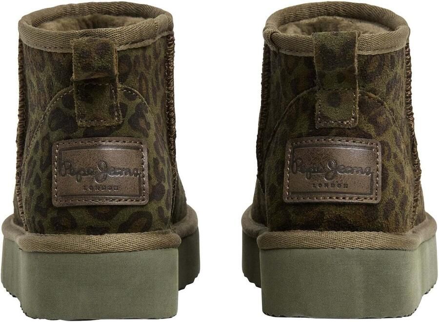 Pepe Jeans Boots 'Dissy' olijfgroen zwart - Foto 4