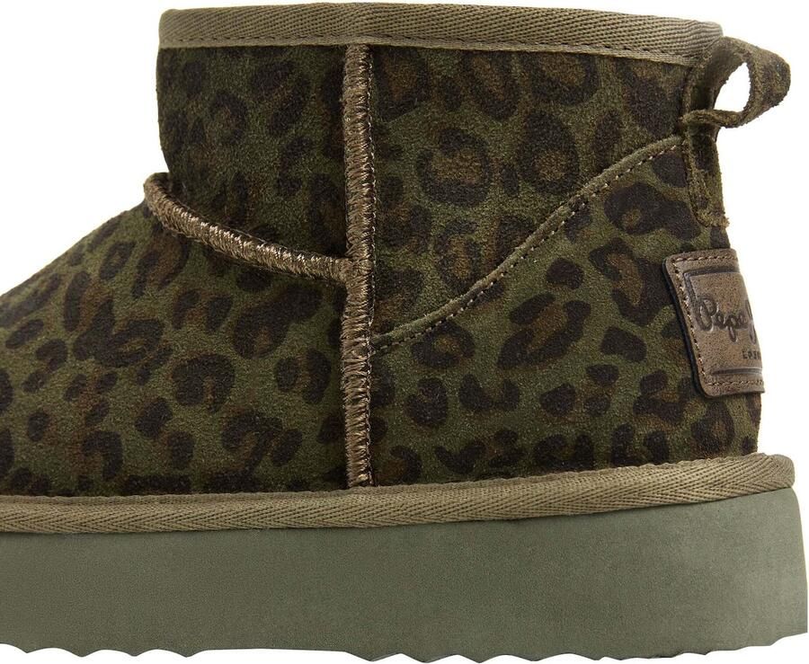 Pepe Jeans Boots 'Dissy' olijfgroen zwart - Foto 2