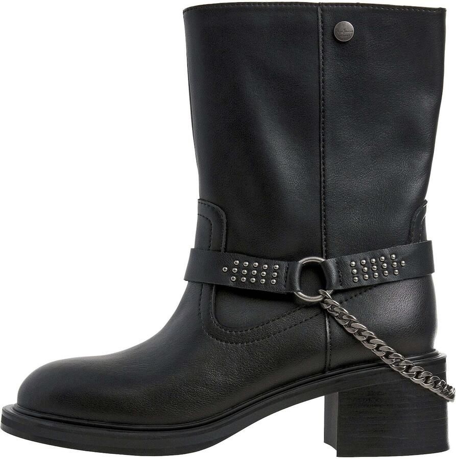 Pepe Jeans Boots 'Stella West' zwart