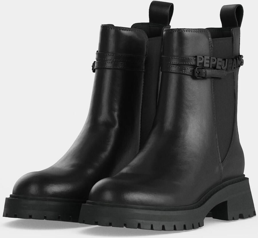 Pepe Jeans Chelsea boots 'Stacy' zwart - Foto 3