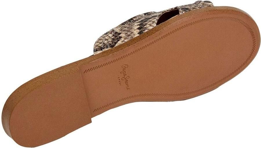 Pepe Jeans Muiltjes 'Dyana' beige donkerbeige mokka zwart - Foto 5