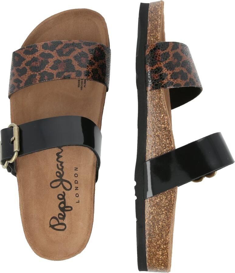 Pepe Jeans Muiltjes 'OBAN ONCE' bruin zwart - Foto 3