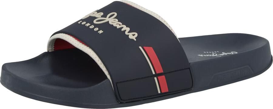 Pepe Jeans Muiltjes 'SLIDER' navy greige rood - Foto 2