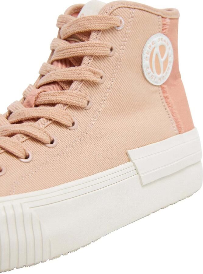 Pepe Jeans Sneakers hoog 'Samoi Fresh' abrikoos perzik - Foto 6