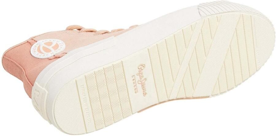 Pepe Jeans Sneakers hoog 'Samoi Fresh' abrikoos perzik - Foto 5