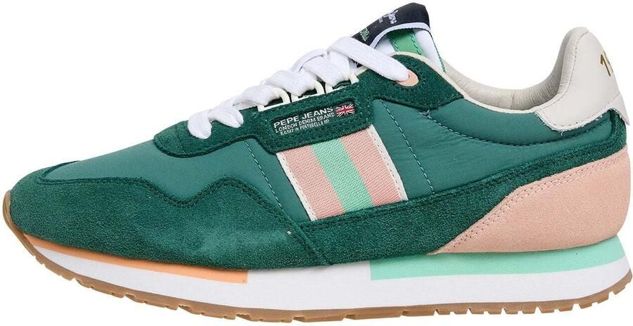 Pepe Jeans Sneakers laag 'AIDEN TAPE' groen rosa