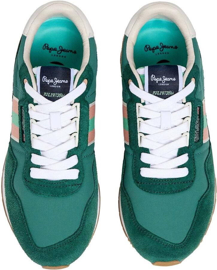 Pepe Jeans Sneakers laag 'AIDEN TAPE' groen rosa - Foto 3