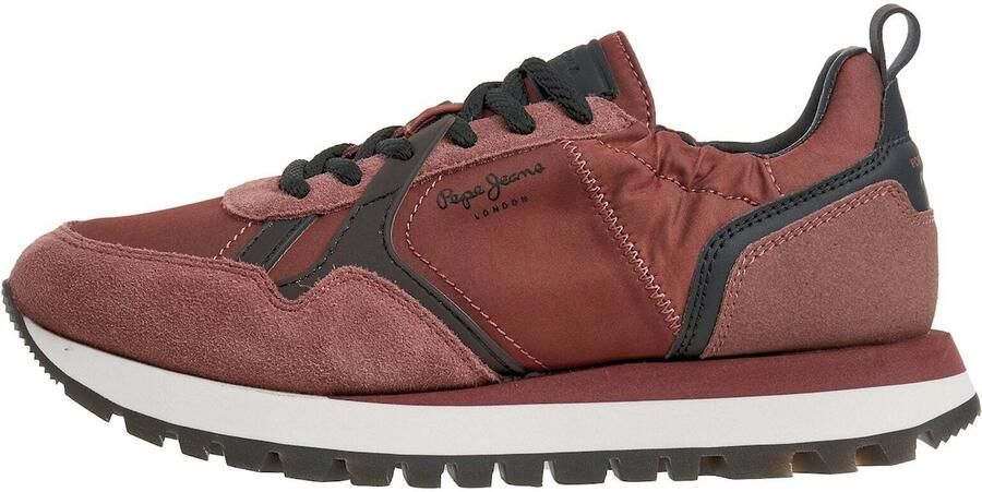 Pepe Jeans Sneakers laag 'Ari Wander' kersrood donkerrood zwart