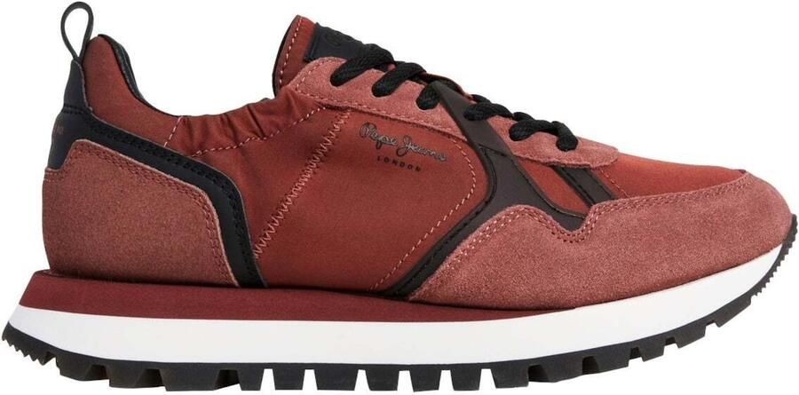 Pepe Jeans Sneakers laag 'Ari Wander' kersrood donkerrood zwart - Foto 6
