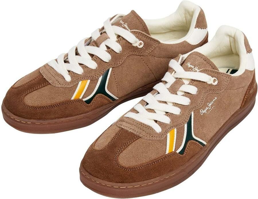 Pepe Jeans Sneakers laag 'BALL COMBI' bruin pueblo - Foto 3