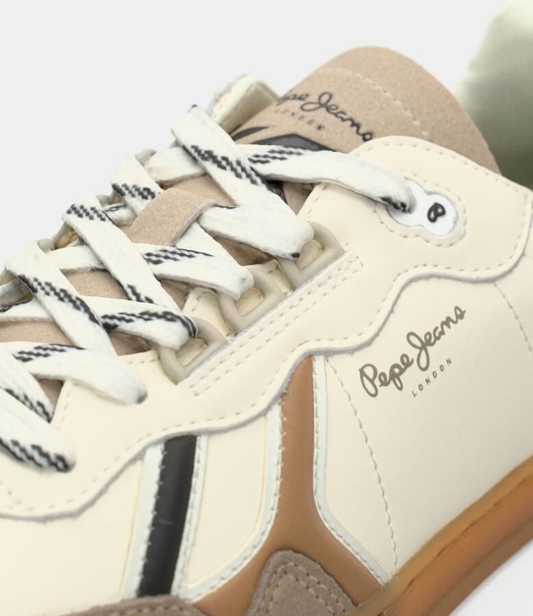 Pepe Jeans Sneakers laag 'BALL MOOD' beige donkerbeige bruin zwart - Foto 3