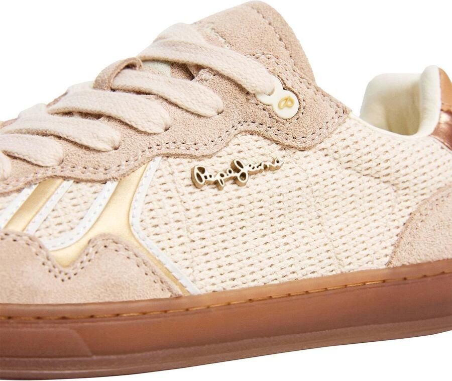 Pepe Jeans Sneakers laag 'Ball Natural' beige goud natuurwit - Foto 7