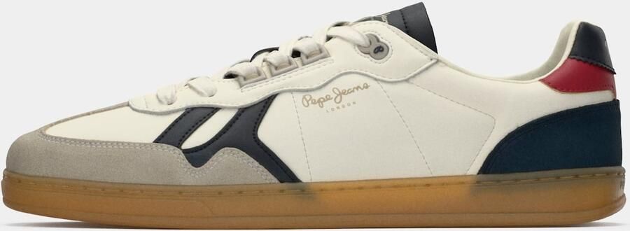 Pepe Jeans Sneakers laag 'Ball Origin' navy taupe rood wit - Foto 2