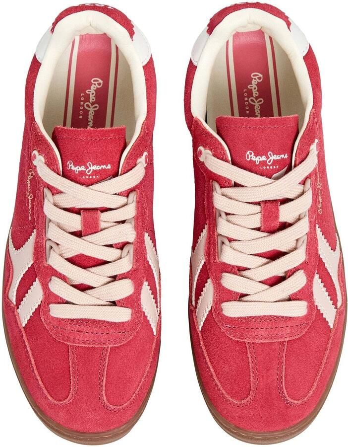 Pepe Jeans Sneakers laag 'BALL RETRO' rood wit - Foto 2