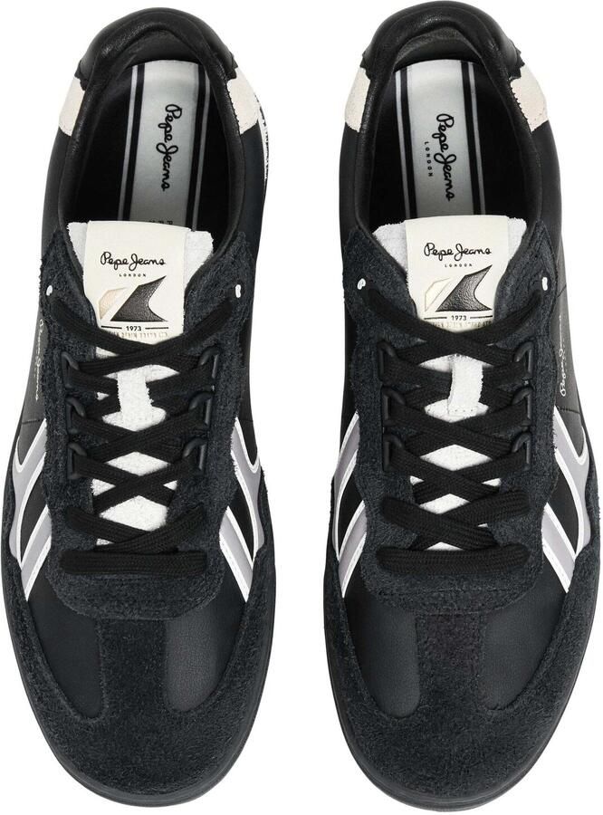 Pepe Jeans Sneakers laag 'Ball Road' grijs zwart wit - Foto 4