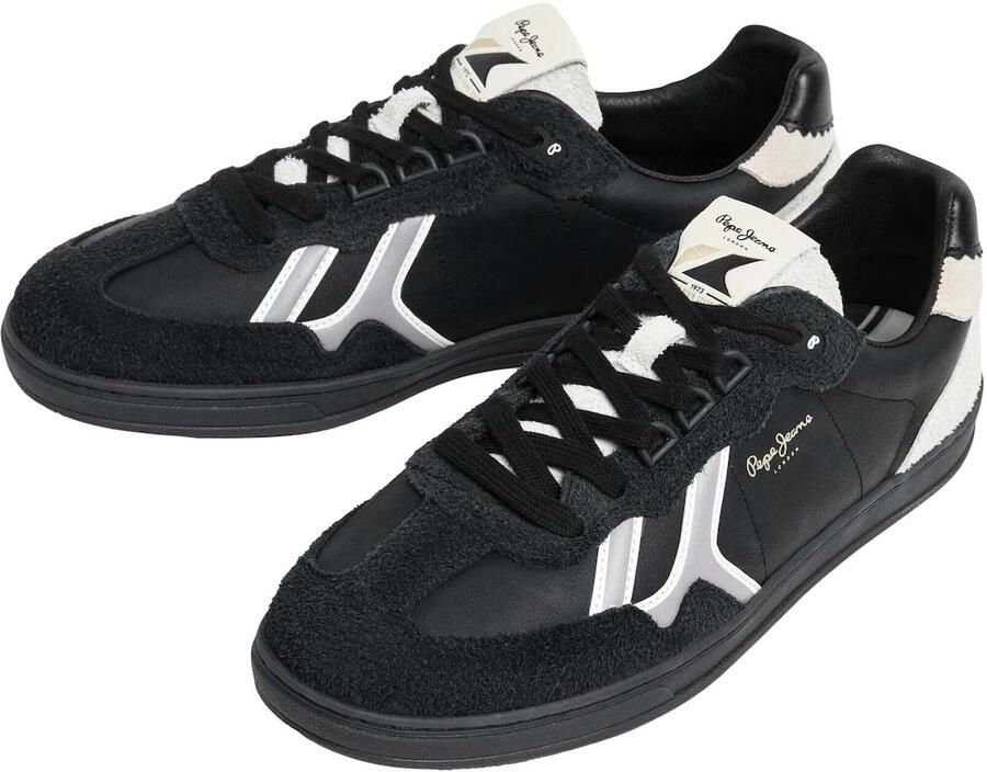 Pepe Jeans Sneakers laag 'Ball Road' grijs zwart wit - Foto 3
