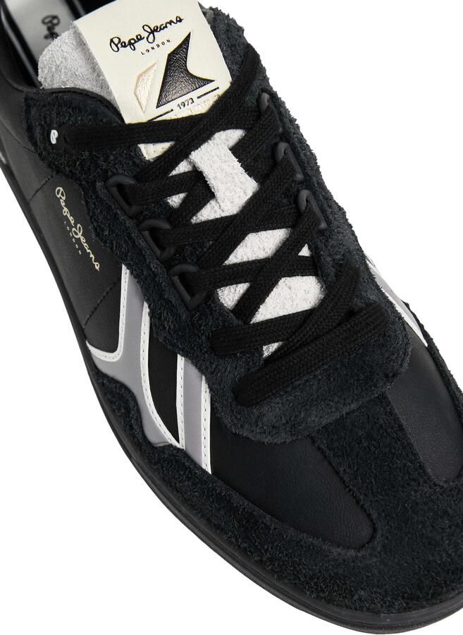 Pepe Jeans Sneakers laag 'Ball Road' grijs zwart wit - Foto 5
