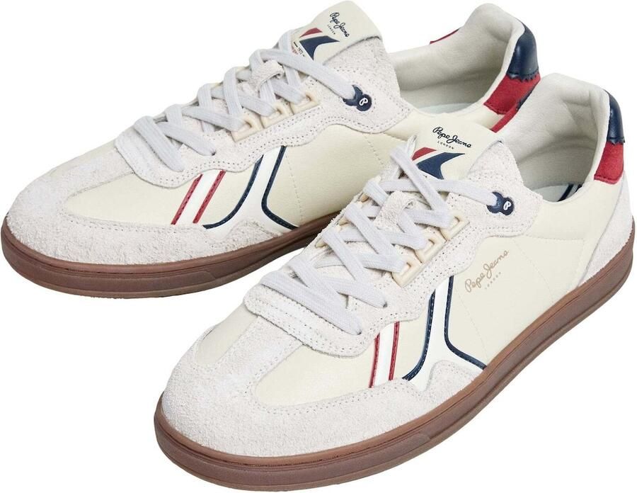 Pepe Jeans Sneakers laag 'Ball Road' navy rood wit wolwit - Foto 3