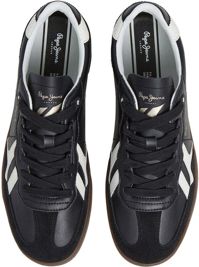 Pepe Jeans Sneakers laag 'Ball Zero' zwart wit - Foto 3