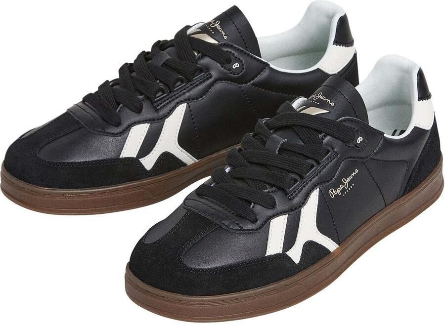 Pepe Jeans Sneakers laag 'Ball Zero' zwart wit - Foto 2