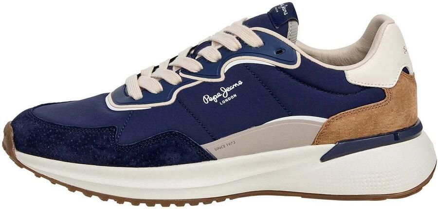 Pepe Jeans Sneakers laag ' Bampton Club' navy bruin wit