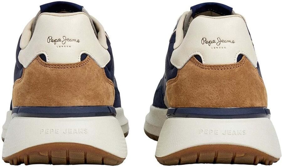 Pepe Jeans Sneakers laag ' Bampton Club' navy bruin wit - Foto 5