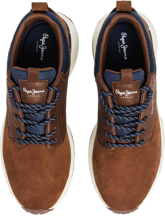 Pepe Jeans Sneakers laag 'Bampton Street' bruin cognac - Foto 5