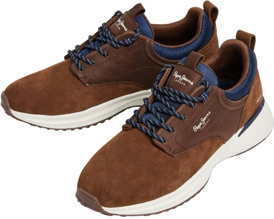 Pepe Jeans Sneakers laag 'Bampton Street' bruin cognac - Foto 4