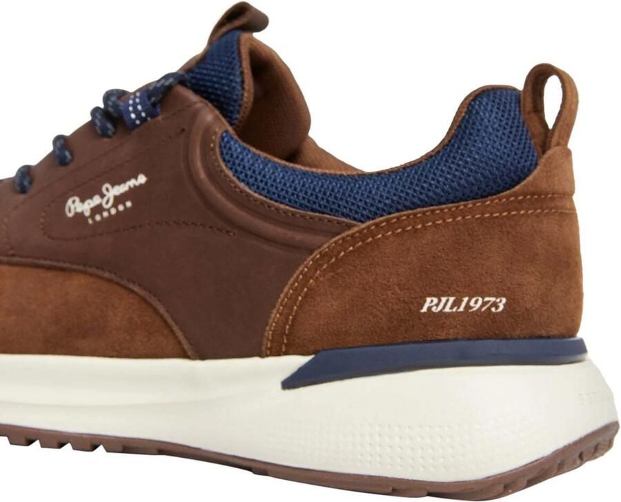 Pepe Jeans Sneakers laag 'Bampton Street' bruin cognac - Foto 3