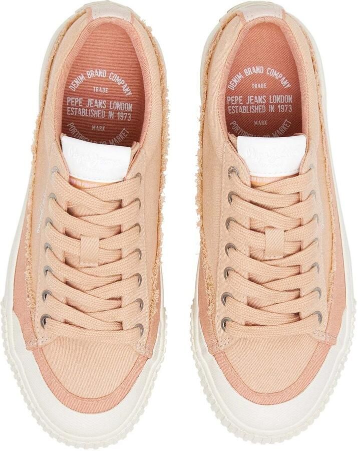 Pepe Jeans Sneakers laag 'Ben Fresh' pasteloranje - Foto 4