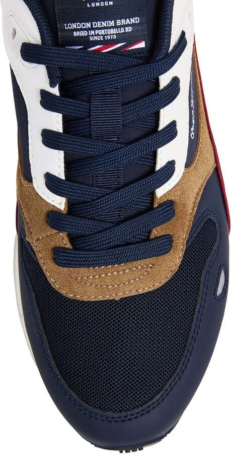 Pepe Jeans Sneakers laag ' BEXLEY ESSENCE' navy gemengde kleuren - Foto 6