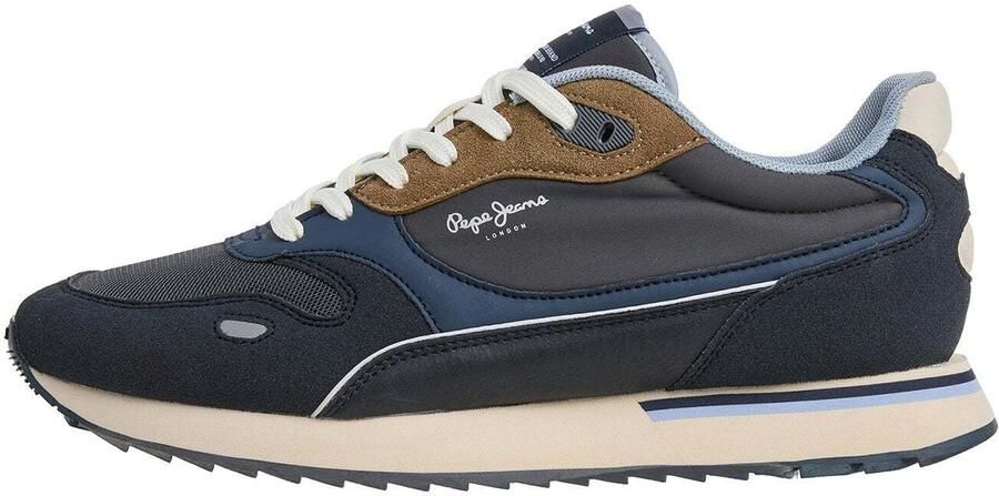 Pepe Jeans Sneakers laag ' BEXLEY EVOLVE M ' navy bruin wit