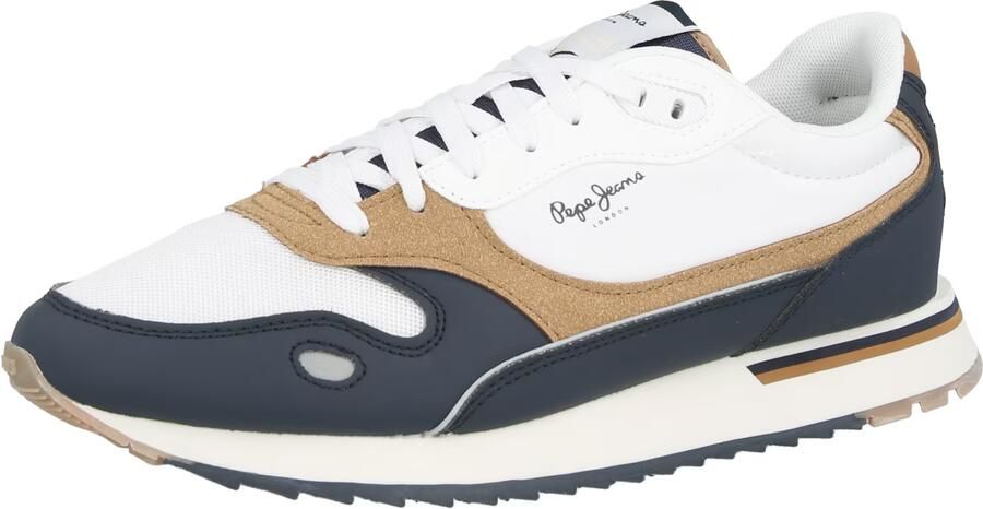 Pepe Jeans Sneakers laag 'BEXLEY ROAD' donkerbeige navy wit - Foto 2