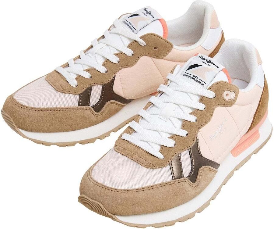 Pepe Jeans Lage Sneakers Damessneakers Brit Camp PLS40038 - Foto 3