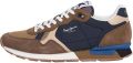 Pepe Jeans Sneakers laag 'Brit Colors' beige lichtbeige donkerblauw - Beige