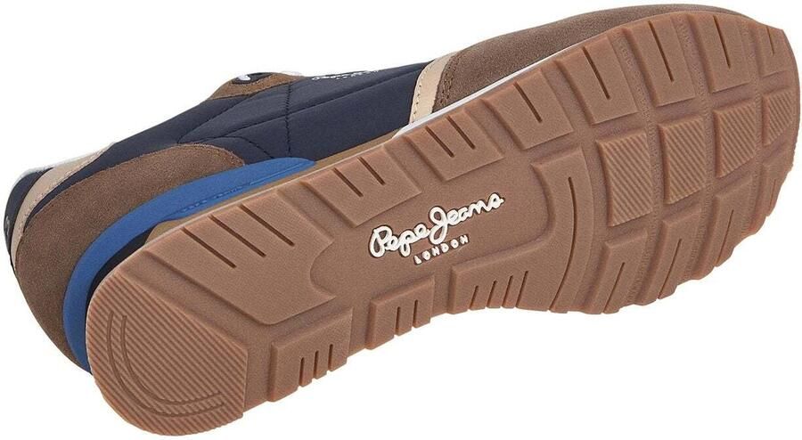 Pepe Jeans Sneakers laag 'Brit Colors' beige lichtbeige donkerblauw - Foto 6