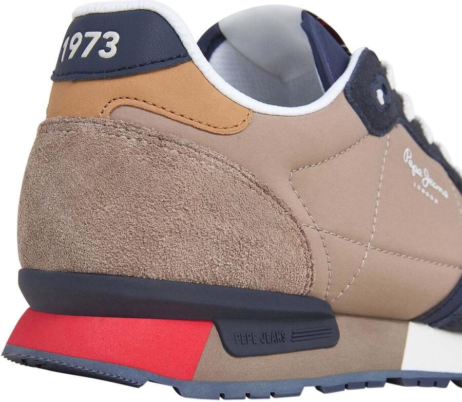 Pepe Jeans Sneakers laag 'Brit Colors' navy lichtbruin - Foto 5