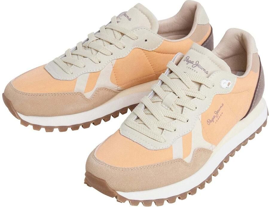 Pepe Jeans Sneakers laag 'Brit-On Master ' grijs oranje - Foto 3