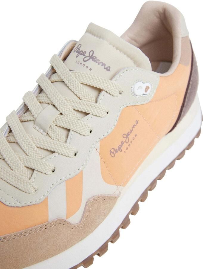 Pepe Jeans Sneakers laag 'Brit-On Master ' grijs oranje - Foto 5