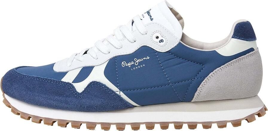 Pepe Jeans Sneakers laag 'Brit-On Master' marine zilver wit