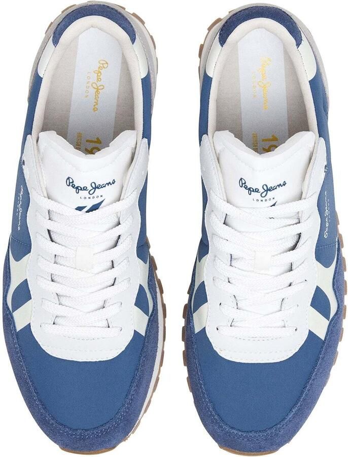 Pepe Jeans Sneakers laag 'Brit-On Master' marine zilver wit - Foto 5